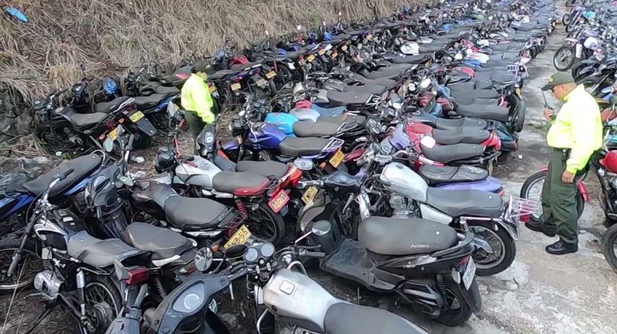 35 motos con falsas denuncias por hurto fueron recuperadas por la Policía
