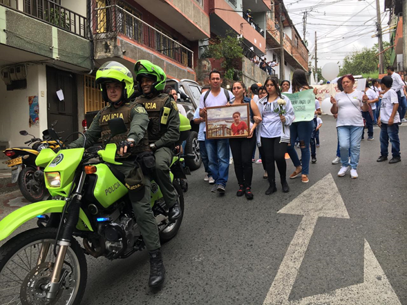 En San Cristóbal se realizó un homenaje para rechazar las agresiones a menores