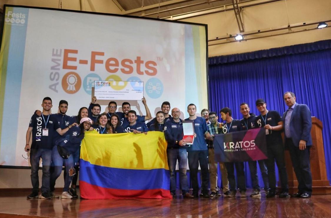 Estudiantes de Eafit se llevaron el primer puesto en E-Fests Sudamérica