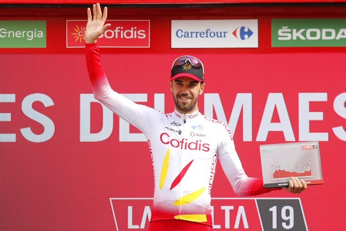 Jesús Herrada ganó la sexta etapa de la Vuelta España