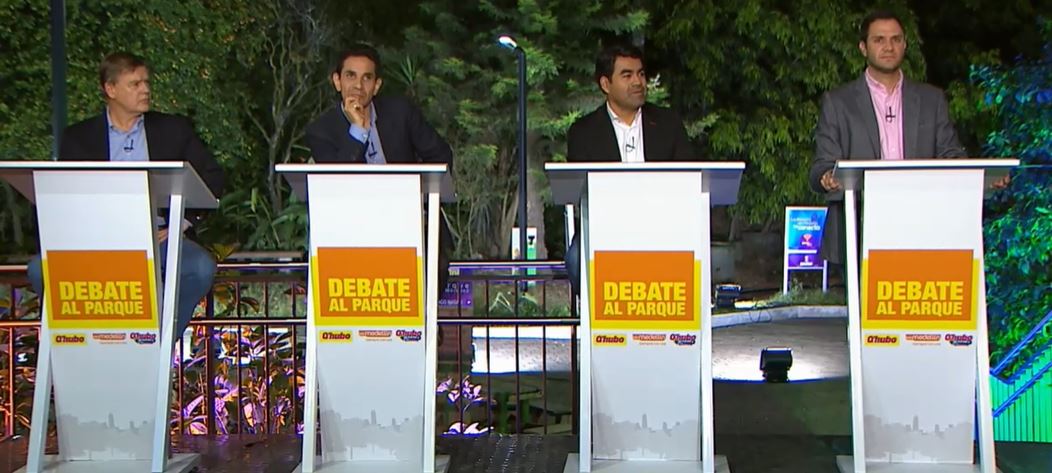 Siga en directo el Debate al Parque de candidatos a la Alcaldía de Medellín