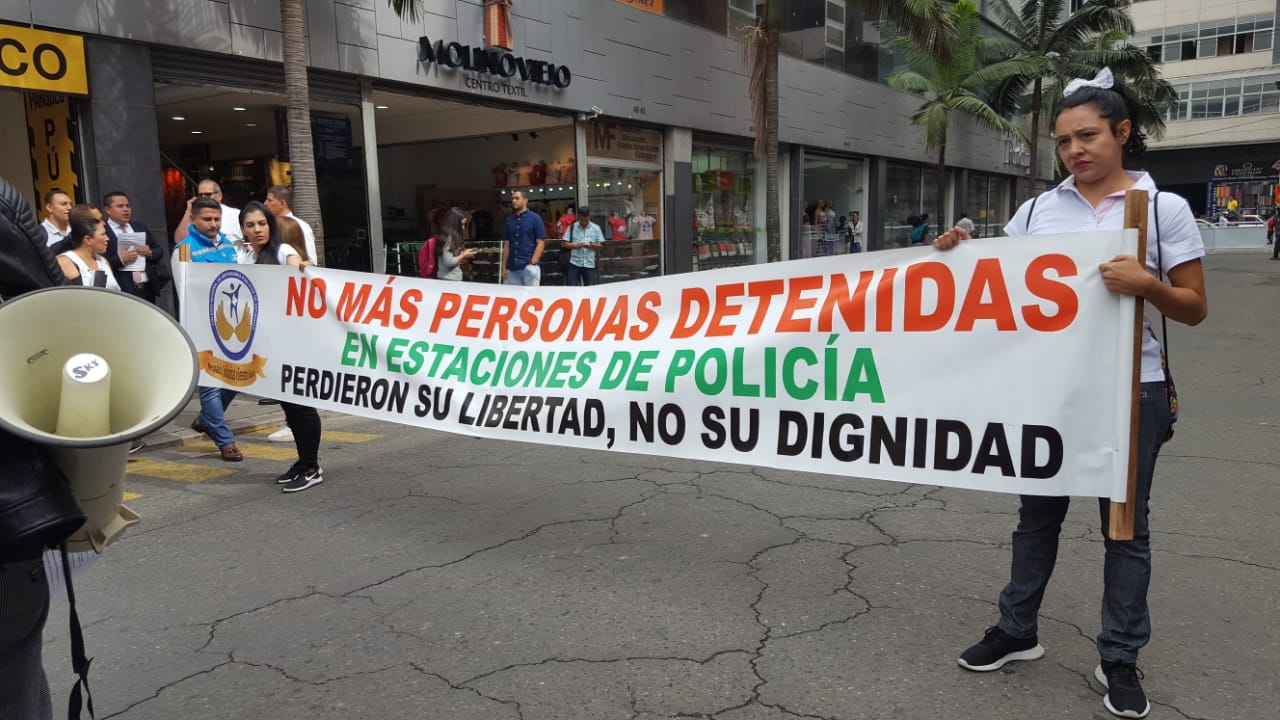 Realizan movilización ciudadana en Medellín por el tema carcelario