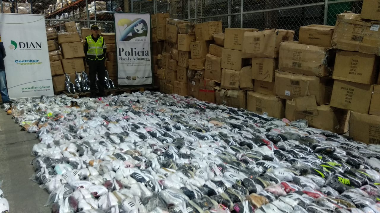 Mercancía decomisada en el Centro de Medellín fue avaluada en $400 millones