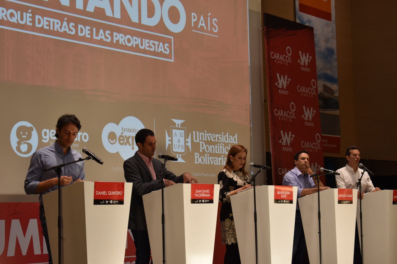 Candidatos a la Alcaldía de Medellín que lideran encuestas asistieron a foro en la UPB