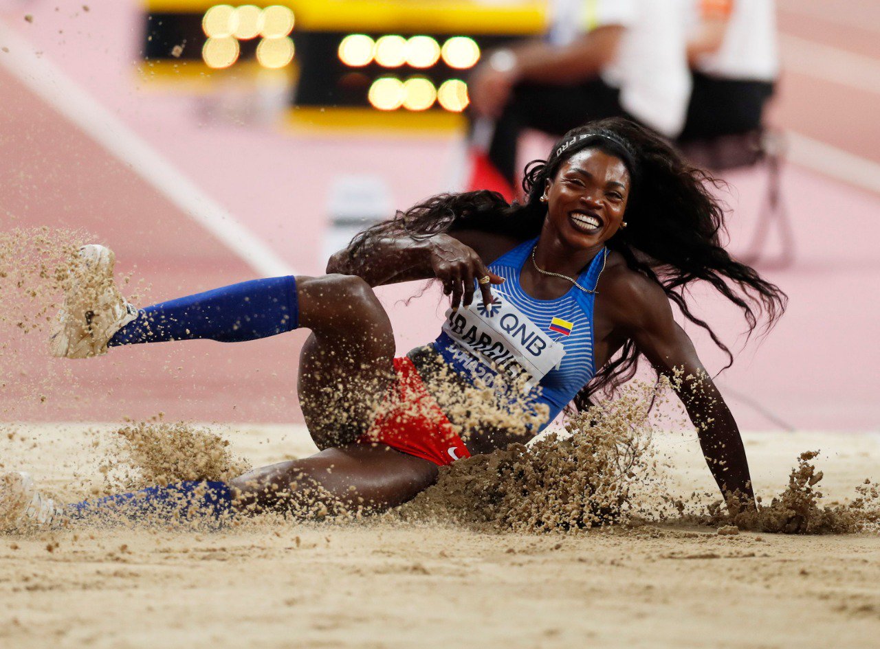 Caterine Ibargüen ganó medalla de bronce en el mundial de atletismo