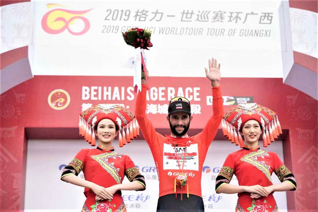 Fernando Gaviria ganó la primera etapa del Tour de Guangxi