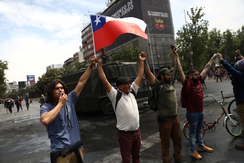 Un colombiano resultó muerto en medio de las protestas en Chile