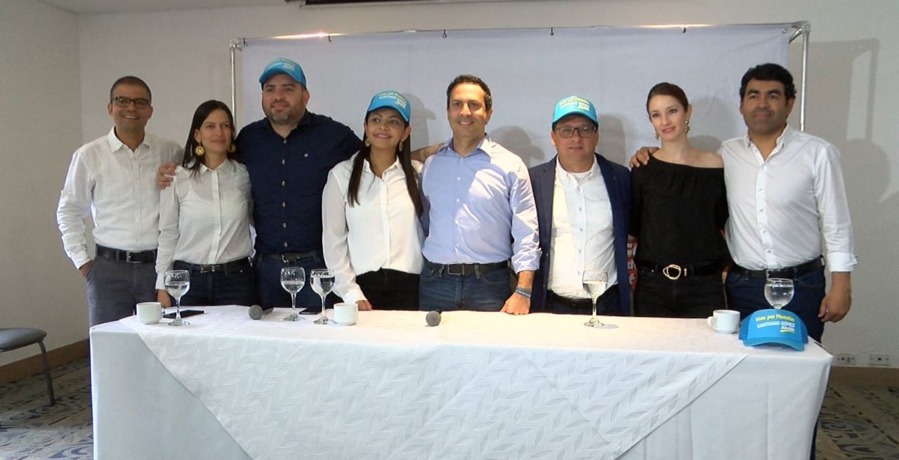 Santiago Gómez anunció nuevos respaldos a su campaña a la Alcaldía de Medellín