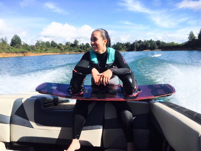 Sofía Palau espera entregarle la medalla de oro del Wakeboard femenino a Antioquia
