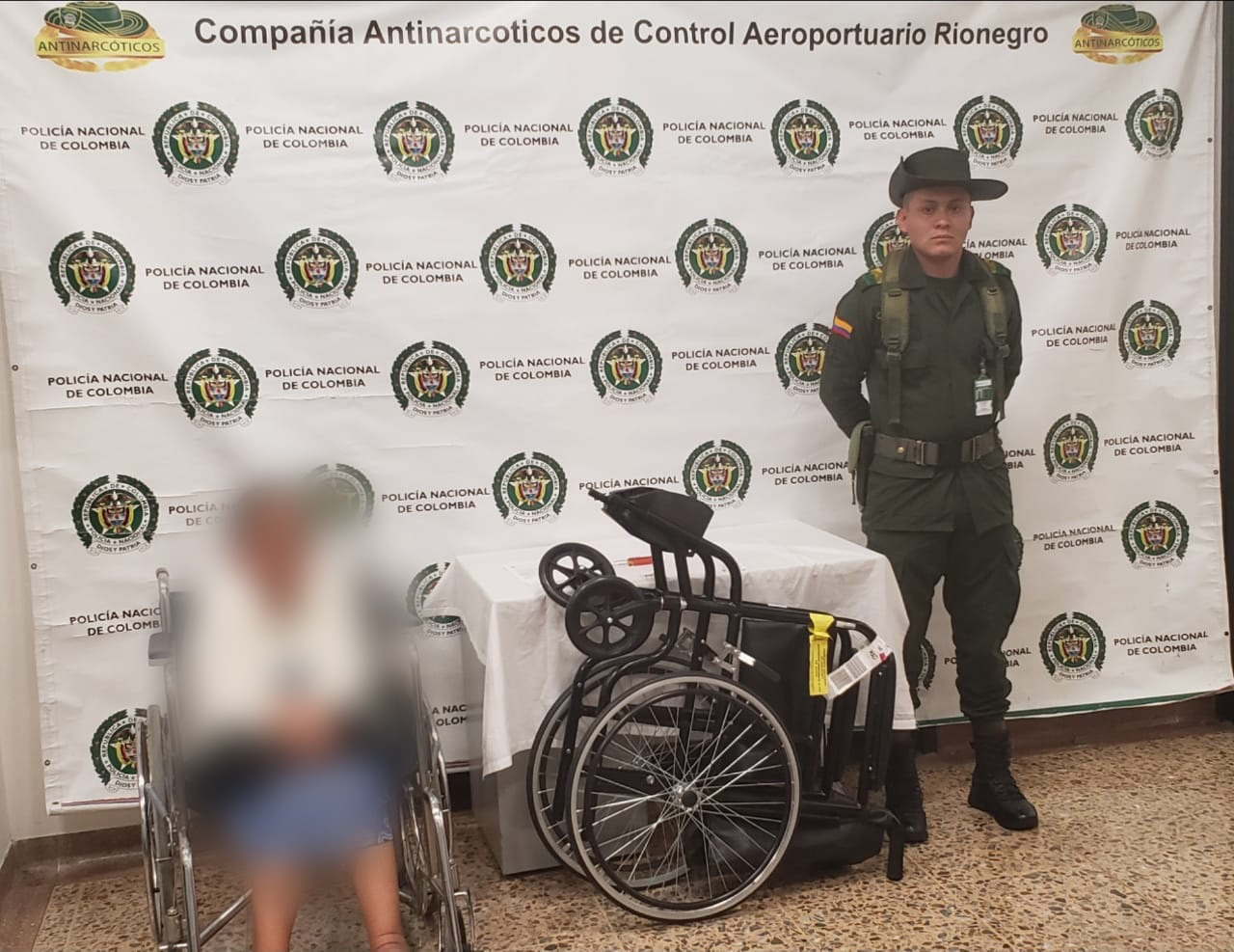 Mujer de 81 años fue capturada con cocaína en el aeropuerto de Rionegro
