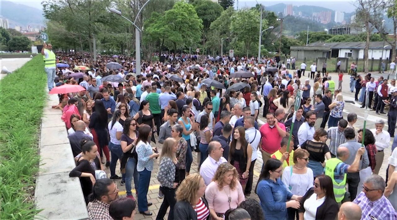 Cerca de 600 entidades en Medellín participaron del simulacro nacional