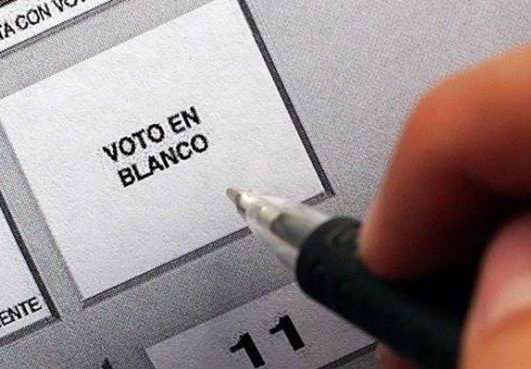 voto en blanco