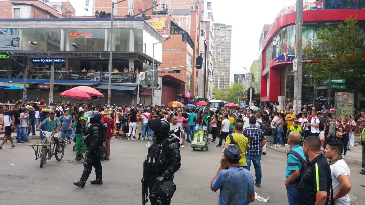 Se realizó operativo de control de espacio público en el Centro de Medellín
