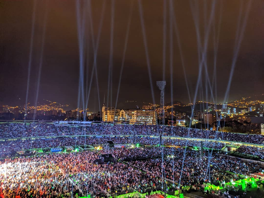 45.000 personas acompañaron el concierto de J Balvin
