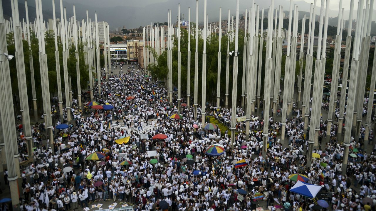 Así avanza la jornada de manifestaciones en Medellín