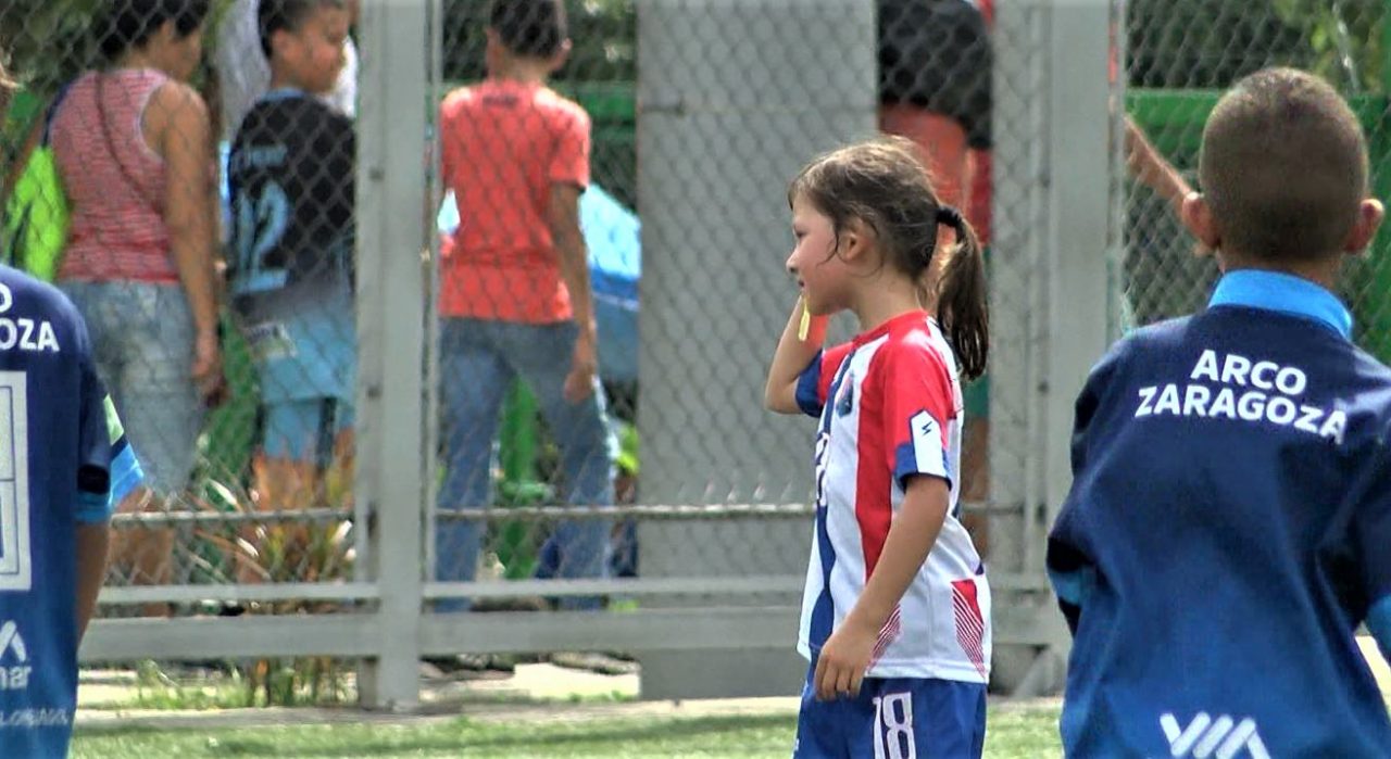 Isabela Suárez cumplió su sueño de jugar en la Medellin Soccer Cup