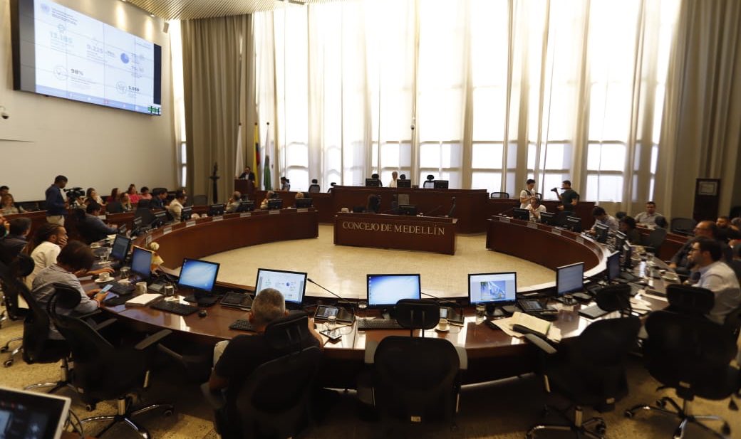 Hoy iniciaron los debates presenciales en el Concejo de Medellín