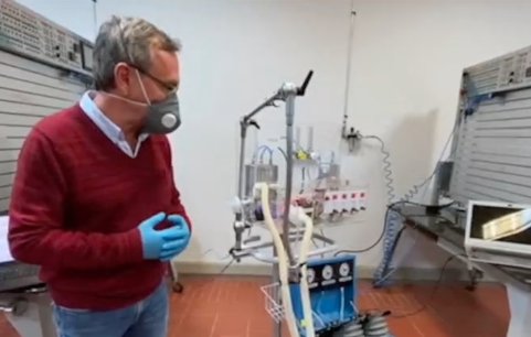 EIA prueba prototipo de ventilador para pacientes con COVID-19