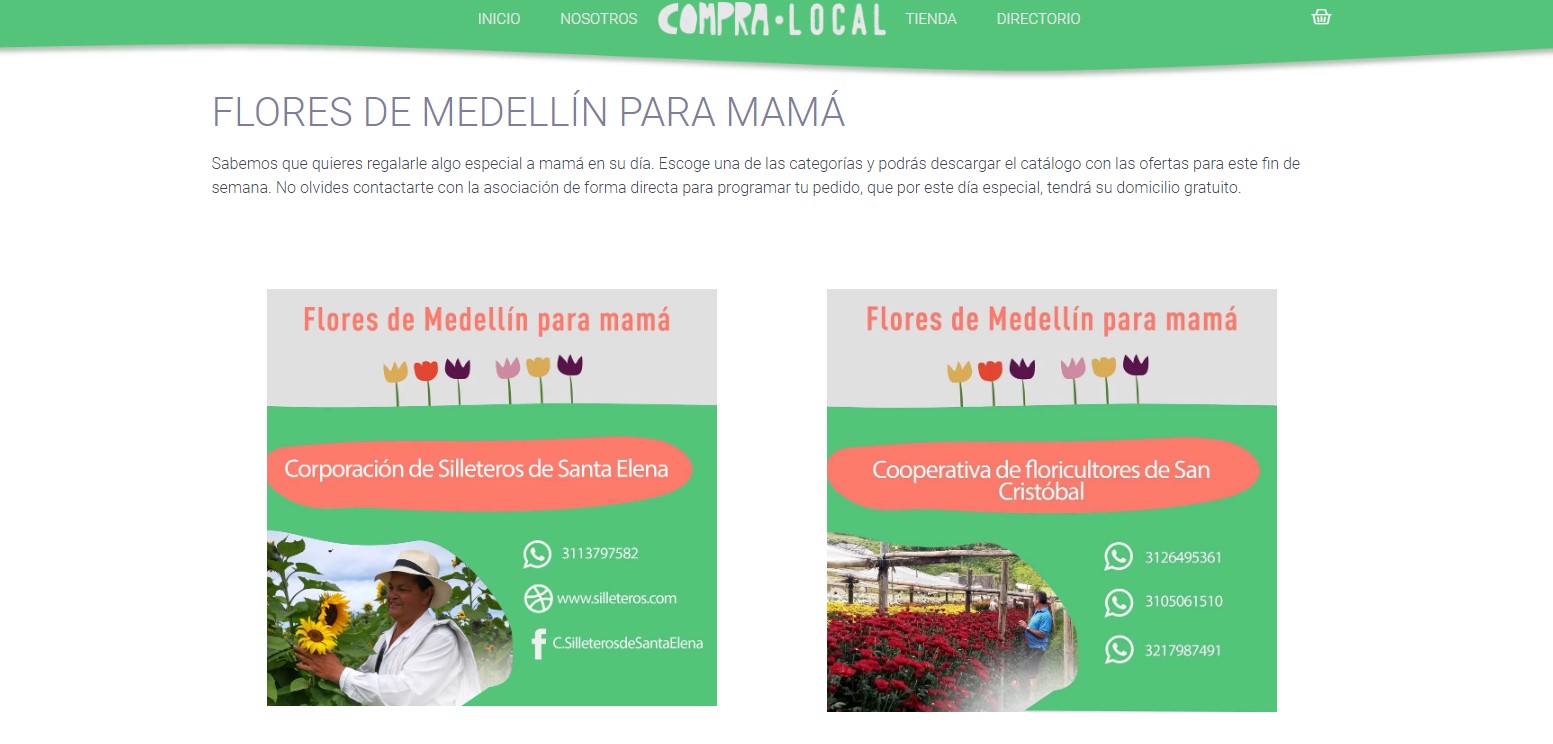 “Compra Local” campaña de la Alcaldía de Medellín en apoyo al sector floricultor