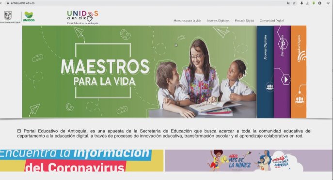 Sec de Educación de Antioquia lanzó la plataforma Antioquiatic