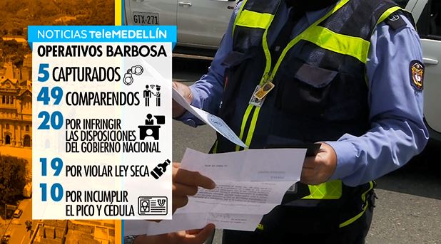 Autoridades impidieron el ingreso de 50 vehículos a Barbosa