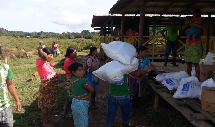 Unidad de Víctimas entregó ayudas humanitarias a comunidad Emberá
