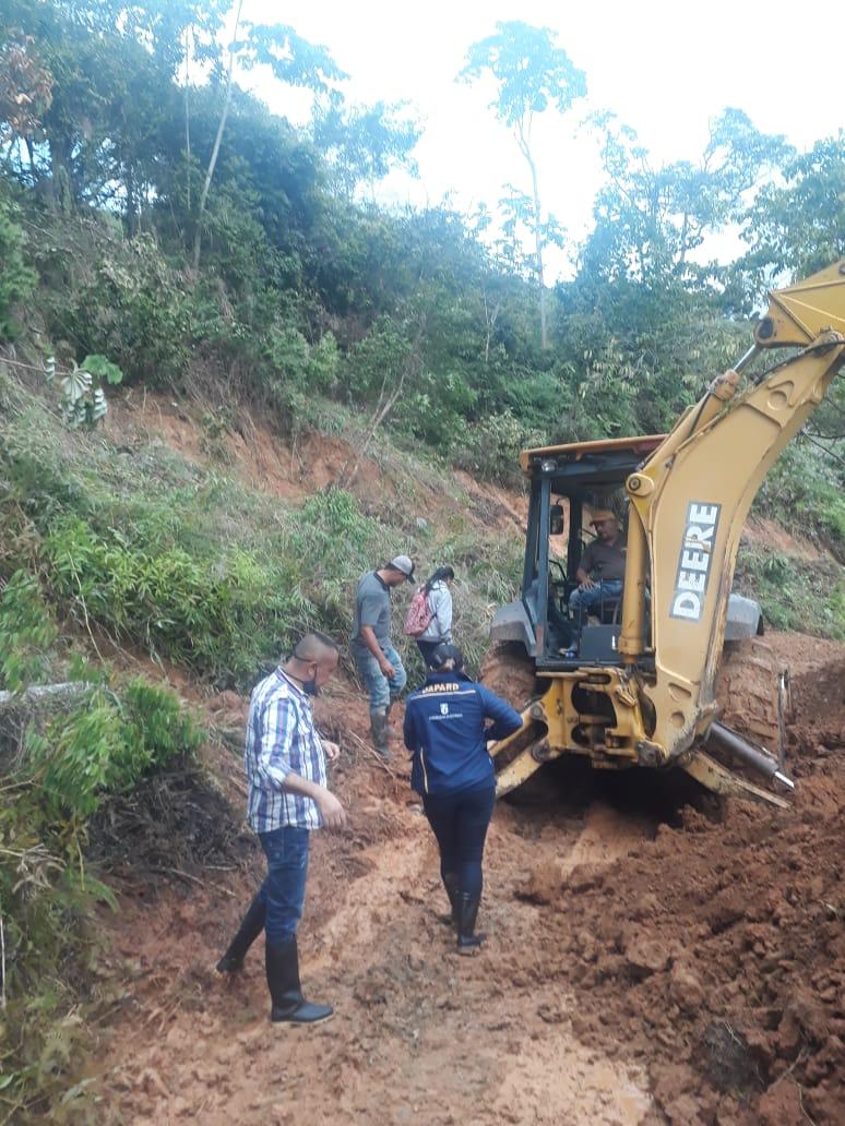 Calamidad pública por afectaciones en las vías de Yalí tras fuertes lluvias
