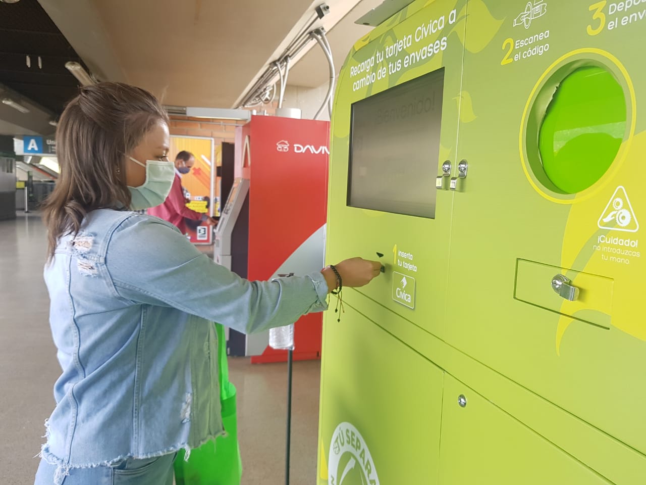 Vuelve la recarga verde a dos estaciones del Metro