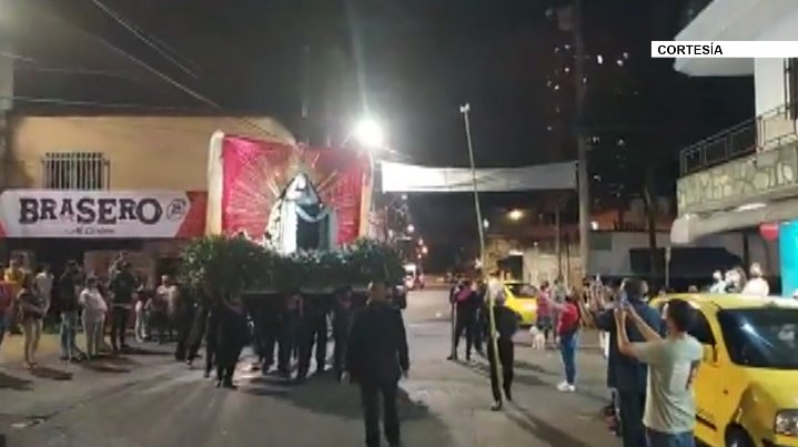 Autoridades rechazaron procesión religiosa realizada en Itagüí