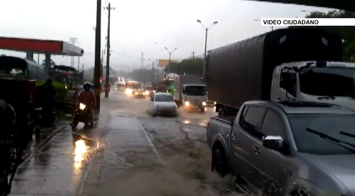 Movilidad en Medellín se vio afectada por las fuertes precipitaciones