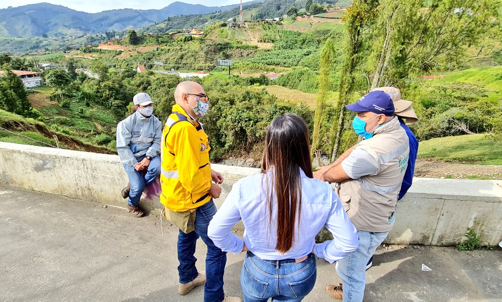 Dagrd realiza visitas de inspección a zonas afectadas por lluvias