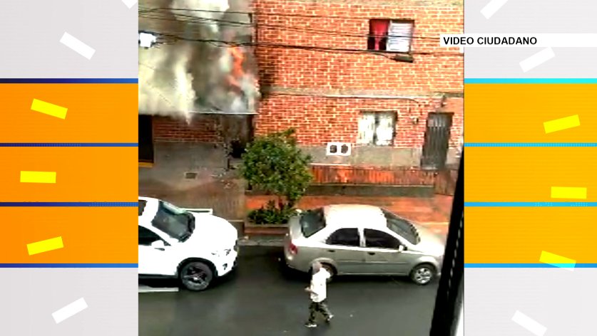 Incendio en Belén dejó una persona lesionada