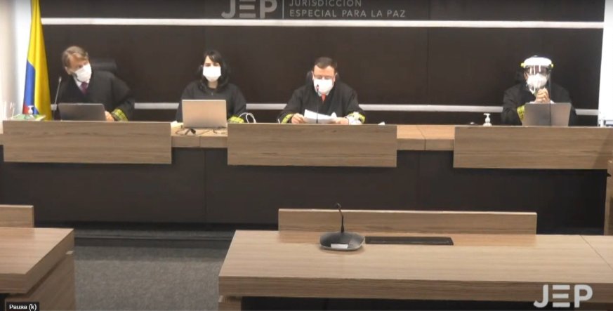Integrantes del Gobierno Nacional rindieron cuentas ante la JEP
