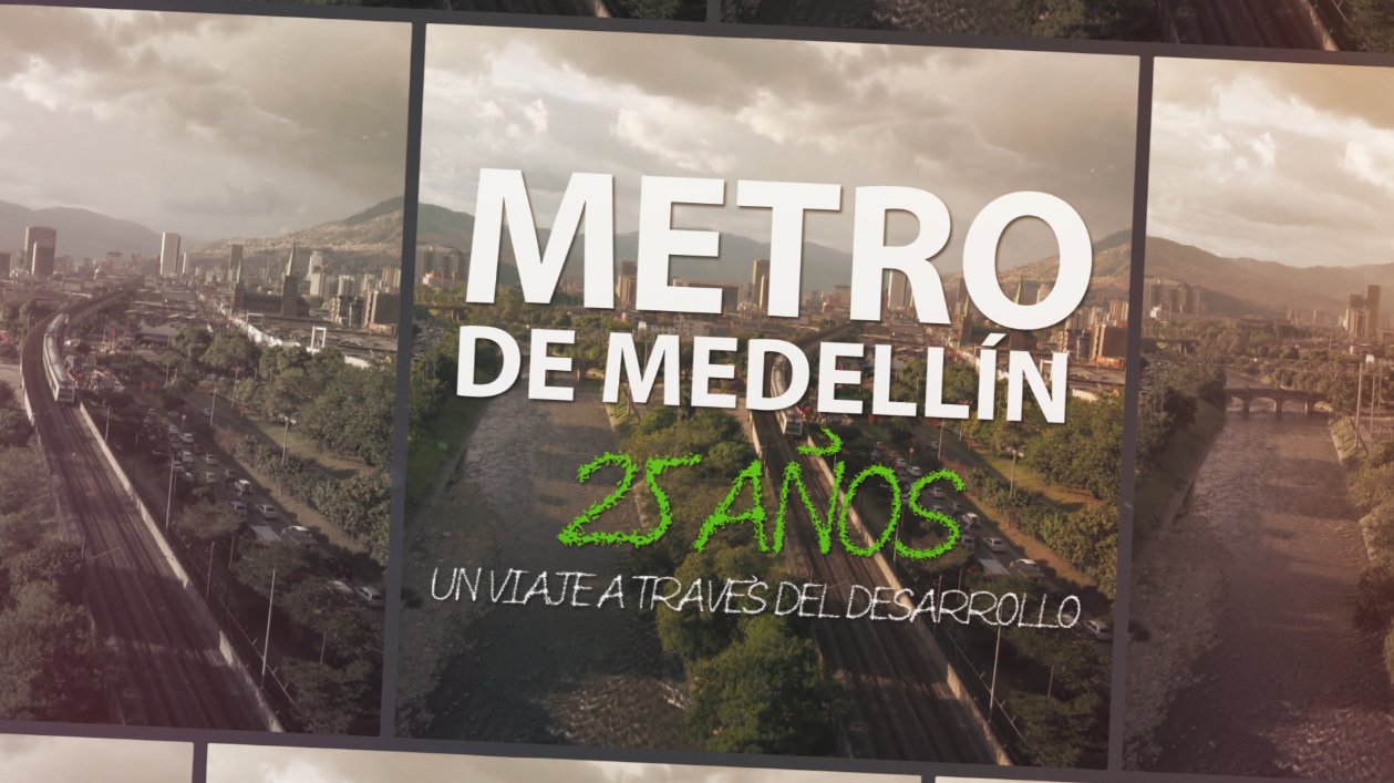 Hoy el Metro de Medellín cumple 25 años de existencia