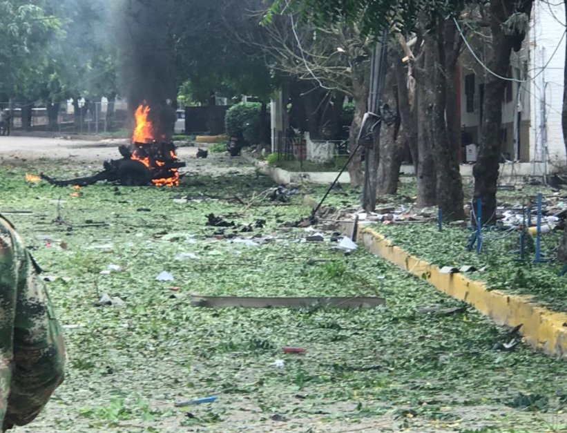 (Video) Reportan fuerte explosión en un batallón militar en Cúcuta