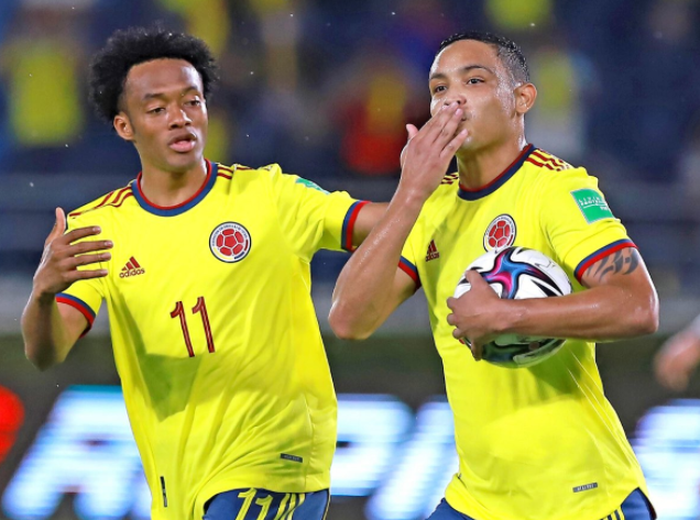 Formación de la Selección Colombia para el encuentro ante Ecuador