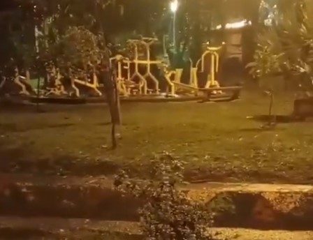 [Video] Captan un supuesto fantasma en un parque de Medellín