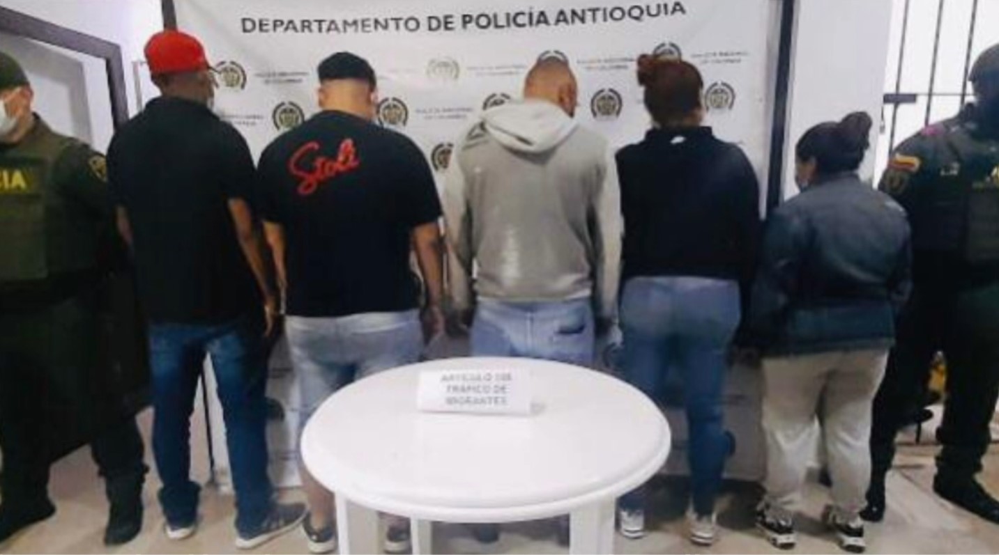 Capturadas 5 personas por tráfico de personas en Antioquia