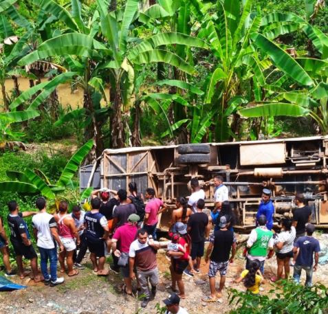 Un muerto y 8 lesionados dejó accidente de un bus en Tarazá