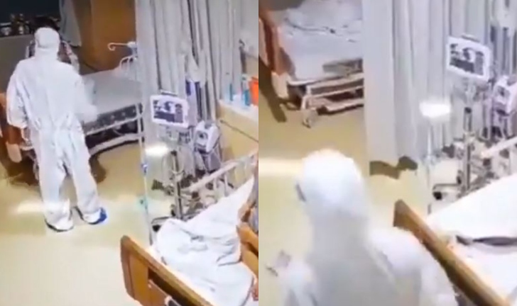 Paciente de un hospital entra en pánico al confundir a un trabajador con un fantasma