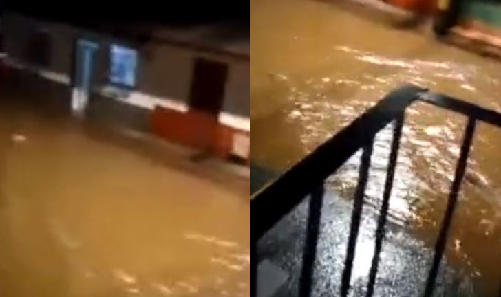 (Video) Fuertes lluvias causan inundaciones en El Retiro