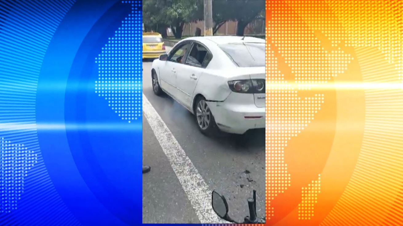 (Video) Dos agentes de tránsito de Itagüí fueron atropellados por un conductor