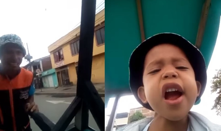 (Video) Conozcan a David, el niño que vende aguacates junto a su papá