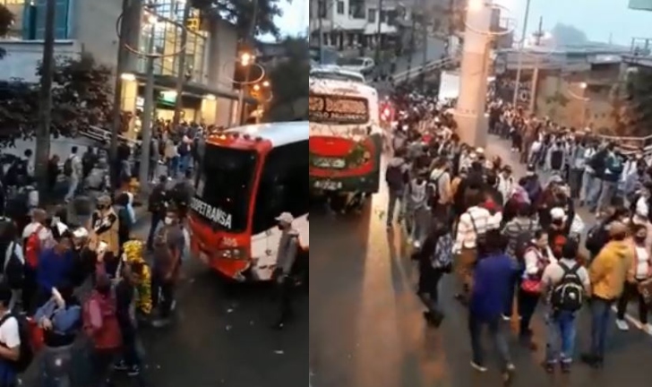 ¡Atención! Caos en Santo Domingo por paro de buses