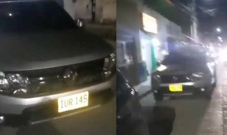 (Video) Mujer grabó a policía paseándose en su carro, luego de habérselo inmovilizado