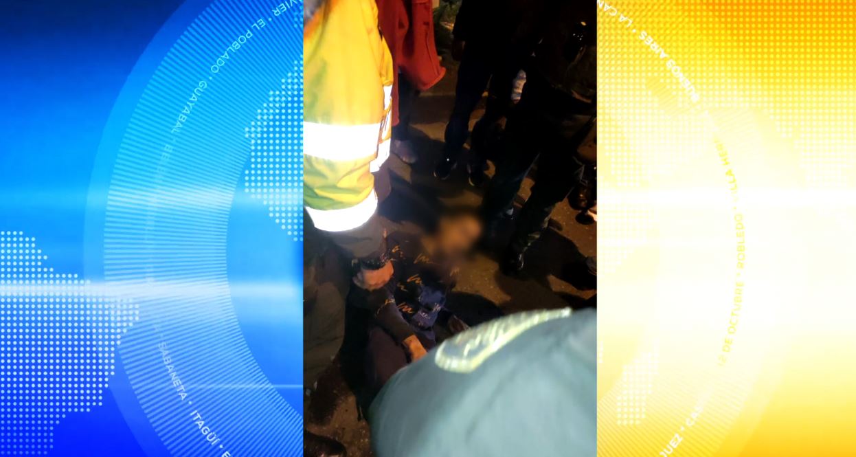 (Video) Presunto ladrón resultó herido en la avenida 33