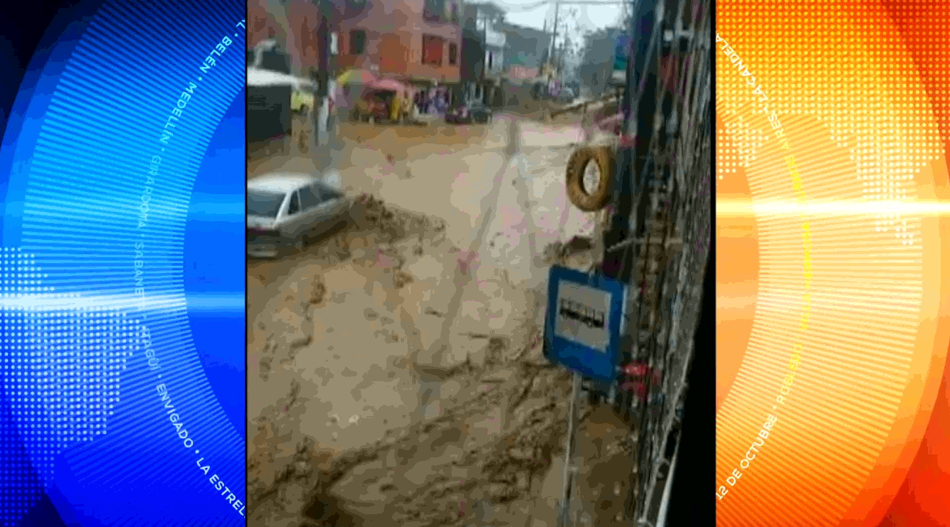 Las lluvias y el lodo inundaron viviendas de Santo Domingo