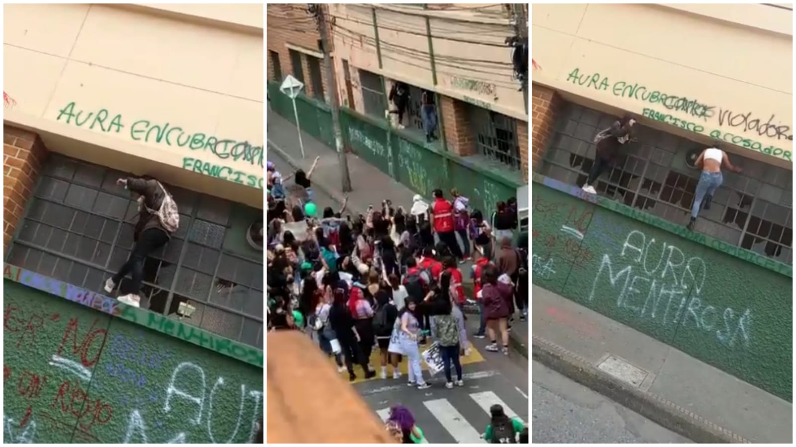 (Video) Realizan manifestación por casos de acoso sexual en el CEFA