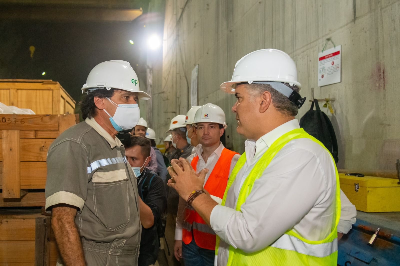 Presidente Iván Duque recorrió Hidroituango