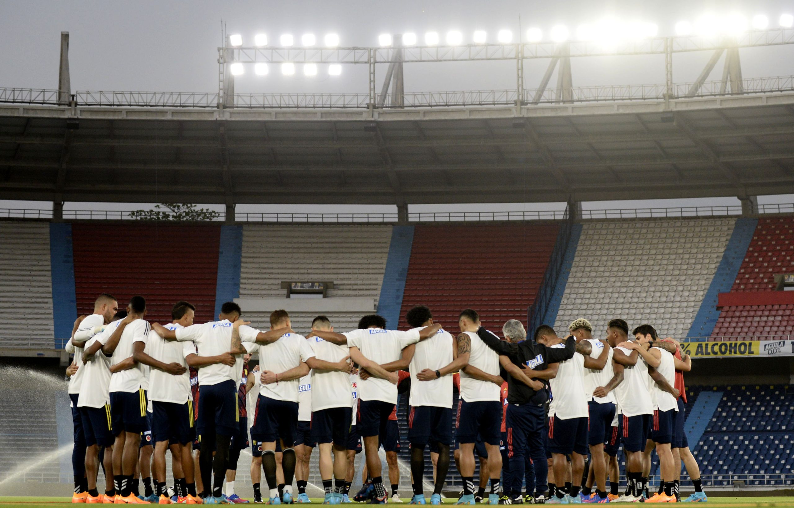 Selección Colombia entrenó en el Estadio Metropolitano pensando en duelo ante Bolivia